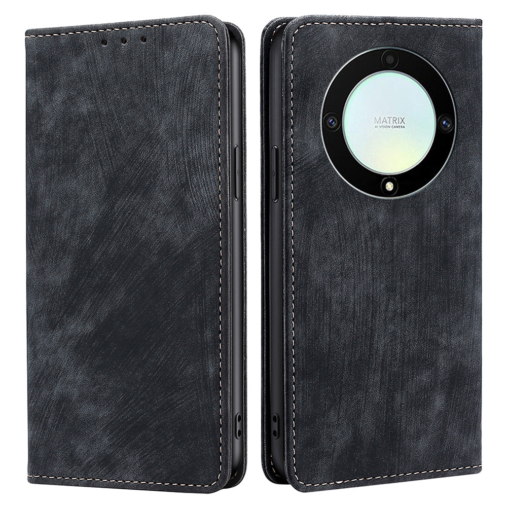 For Honor X9a 5G X40 5G Magic5 Lite 5G RFID Blocking Phone Cover Leather Wallet Stand Phone Case For Honor X9a 5G X40 5G Magic5 Lite 5G RFID Blocking Phone Cover Leather Wallet Stand Phone Case